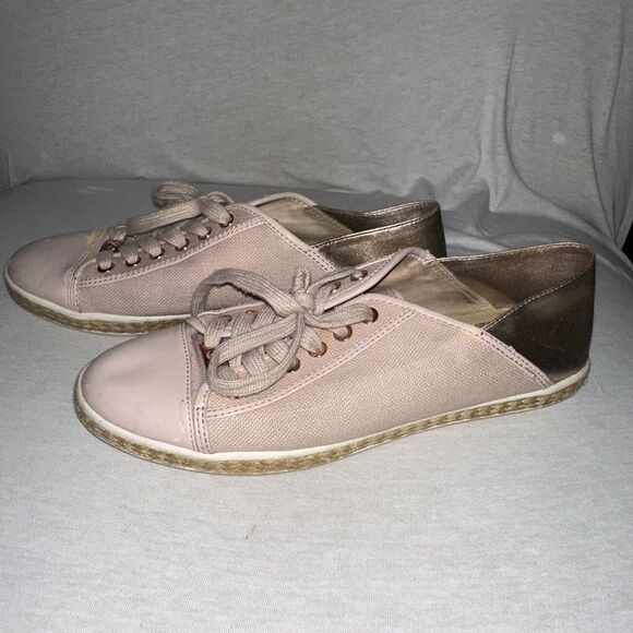 Michael Kors Woman's Kristy Slide Heel Cap Espadrille Sneakers Pink, Size 9.5 - Picture 3 of 8